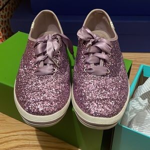 Purple Kate spade keds